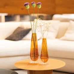 35 cm - Zafferano Conosfera Vaso Fiori In Vetro Borosilicato