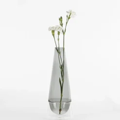 35 cm - Zafferano Conosfera Vaso Fiori In Vetro Borosilicato