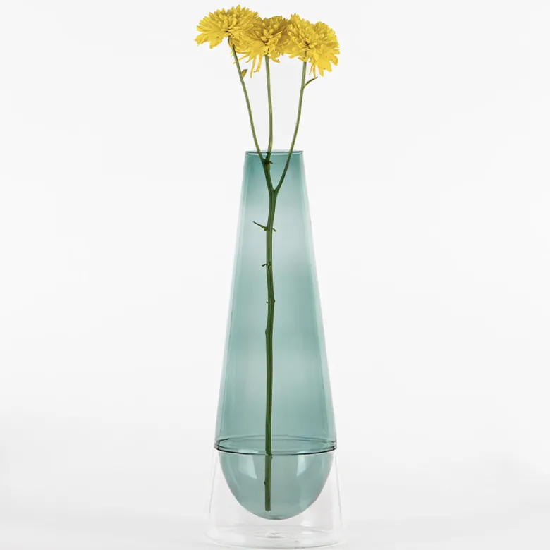 30 cm - Zafferano Conosfera Vaso Fiori In Vetro Borosilicato
