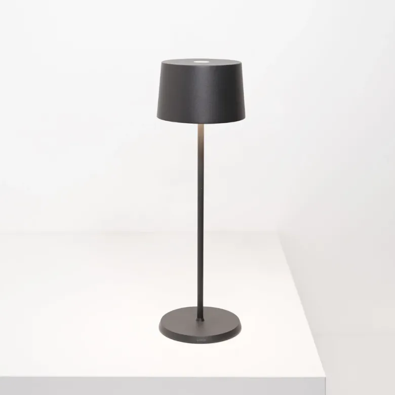 35 cm - Zafferano Olivia Lampada Da Tavolo