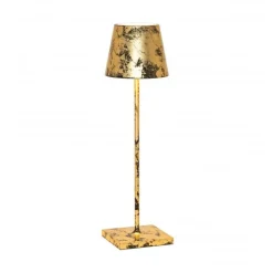 38 cm - Zafferano Poldina Lampada Da Tavolo