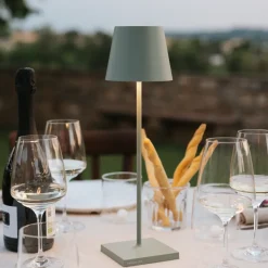 38 cm - Zafferano Poldina Lampada Da Tavolo