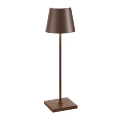 38 cm - Zafferano Poldina Lampada Da Tavolo