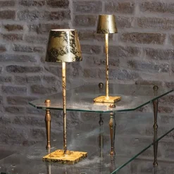 38 cm - Zafferano Poldina Lampada Da Tavolo