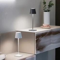 38 cm - Zafferano Poldina Lampada Da Tavolo