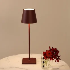 38 cm - Zafferano Poldina Lampada Da Tavolo