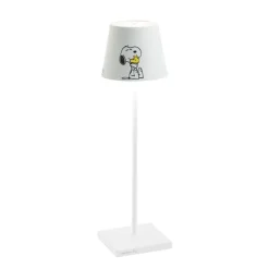 38 cm - Zafferano Poldina X Peanuts Lampada Da Tavolo