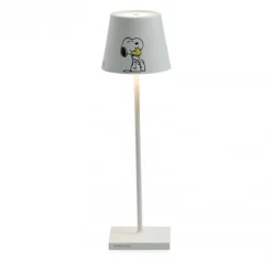 38 cm - Zafferano Poldina X Peanuts Lampada Da Tavolo