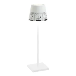 38 cm - Zafferano Poldina X Peanuts Lampada Da Tavolo