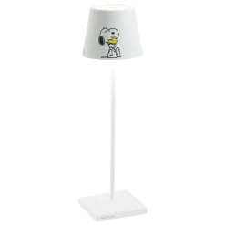 38 cm - Zafferano Poldina X Peanuts Lampada Da Tavolo
