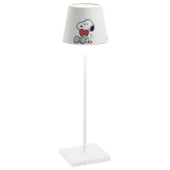 38 cm - Zafferano Poldina X Peanuts Lampada Da Tavolo