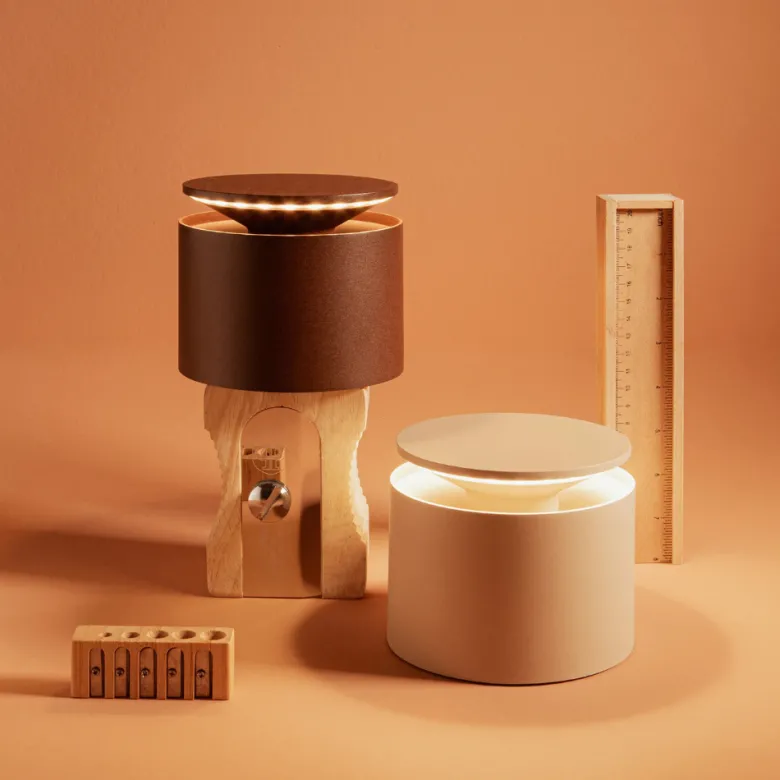 8.3 cm - Zafferano Push Up Lampada Da Tavolo
