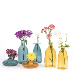 13 cm - Zafferano Un Fiore Vaso Fiori In Vetro Borosilicato