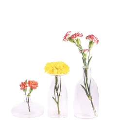 13 cm - Zafferano Un Fiore Vaso Fiori In Vetro Borosilicato