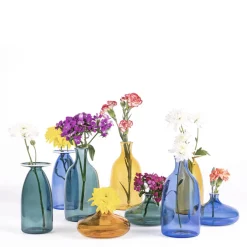 13 cm - Zafferano Un Fiore Vaso Fiori In Vetro Borosilicato