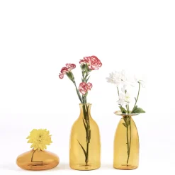 22 cm - Zafferano Un Fiore Vaso Fiori In Vetro Borosilicato