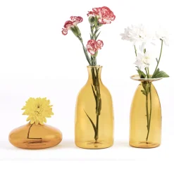 7.8 cm - Zafferano Un Fiore Vaso Fiori In Vetro Borosilicato
