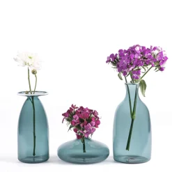 7.8 cm - Zafferano Un Fiore Vaso Fiori In Vetro Borosilicato