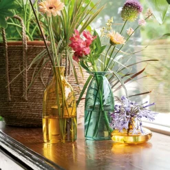 24 cm - Zafferano Un Fiore Vaso Fiori In Vetro Borosilicato