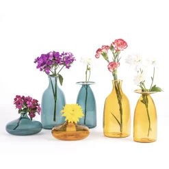 24 cm - Zafferano Un Fiore Vaso Fiori In Vetro Borosilicato