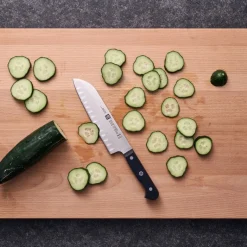 18 cm - Zwilling Gourmet Coltello Santoku Alveolato In Acciaio Inox