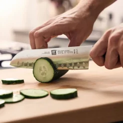 18 cm - Zwilling Gourmet Coltello Santoku Alveolato In Acciaio Inox