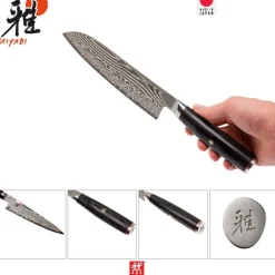 18 cm - Zwilling Miyabi 5000FCD Coltello Santoku In Acciaio Inox