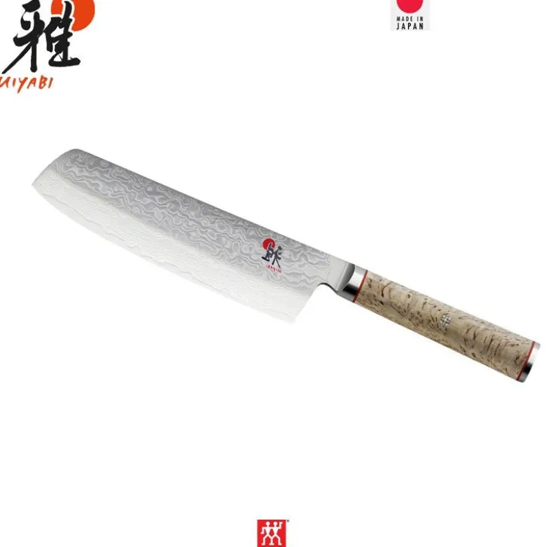 17 cm - Zwilling Miyabi 5000MCD Coltello Nakiri In Acciaio Inox