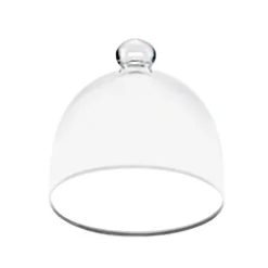 Crackle Cloche - Campana Per Piatto Donut In Vetro