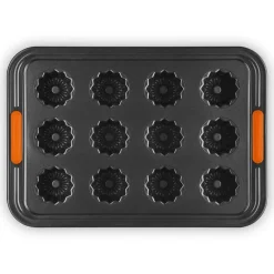 12 Forme - Le Creuset Forme Speciali Stampo Cannelè Antiaderente In Acciaio al Carbonio