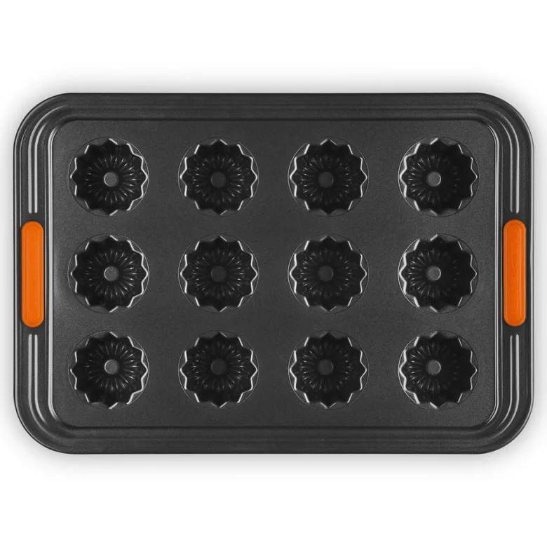 12 Forme - Le Creuset Forme Speciali Stampo Cannelè Antiaderente In Acciaio al Carbonio
