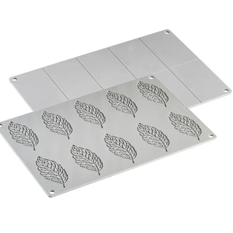 10 Forme - Pavoni Gourmand Stampo Decorazioni Piume In Silicone