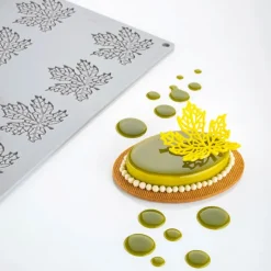 8 Forme - Pavoni Maple Stampo Decorazioni Foglia D'Acero In Silicone