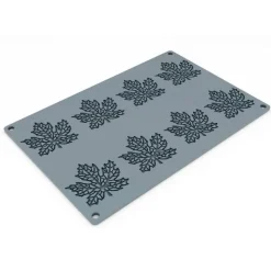 8 Forme - Pavoni Maple Stampo Decorazioni Foglia D'Acero In Silicone