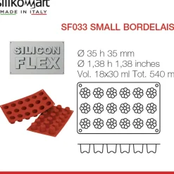 18 Forme Silikomart Classic Stampo Bordelais In Silicone