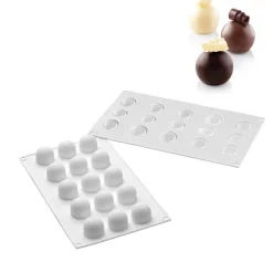15 Forme Silikomart Mini Truffles Stampo Tartufo In Silicone