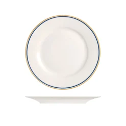H&H Balmoral Servizio Piatti In New Bone China - Set 18 Pz