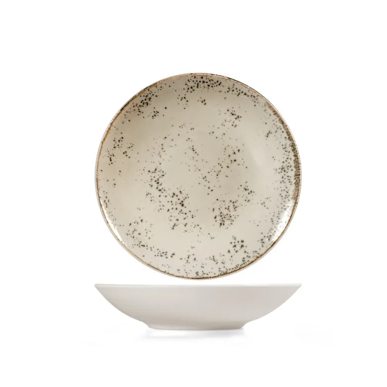 H&H Coupe Planet Servizio Piatti In Stoneware - Set 18 Pz