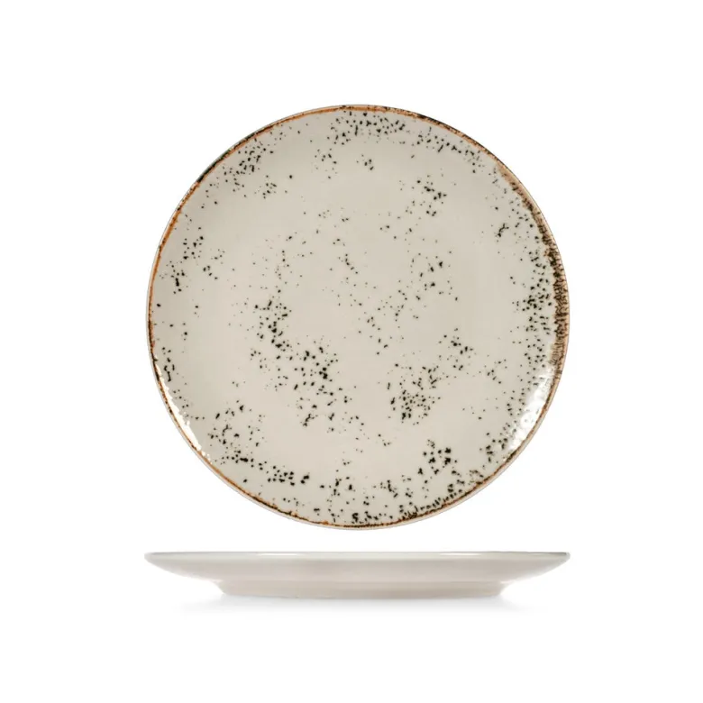 H&H Coupe Planet Servizio Piatti In Stoneware - Set 18 Pz