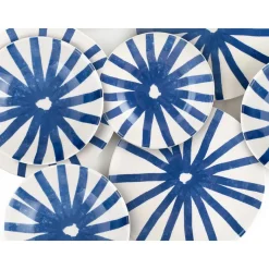 H&H Coupe Rodi Servizio Piatti In Stoneware - Set 18 Pz