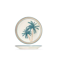 H&H Haiti Servizio Piatti In Stoneware - Set 18 Pz