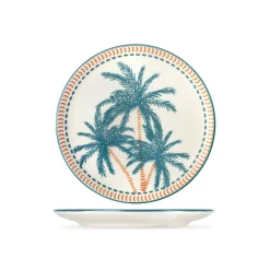 H&H Haiti Servizio Piatti In Stoneware - Set 18 Pz