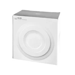 H&H Malibù Servizio Piatti In Porcellana - Set 18 Pz