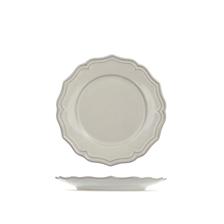 H&H Sinfonia Servizio Piatti In Stoneware - Set 18 Pz