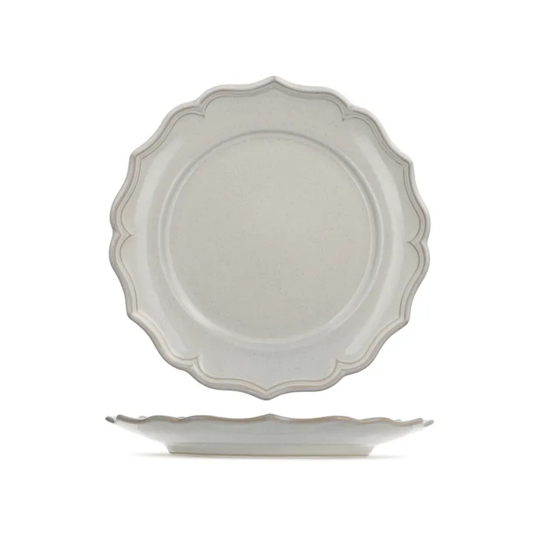 H&H Sinfonia Servizio Piatti In Stoneware - Set 18 Pz