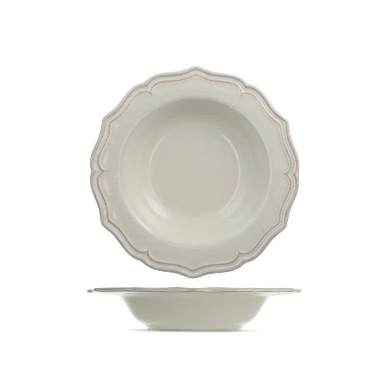 H&H Sinfonia Servizio Piatti In Stoneware - Set 18 Pz
