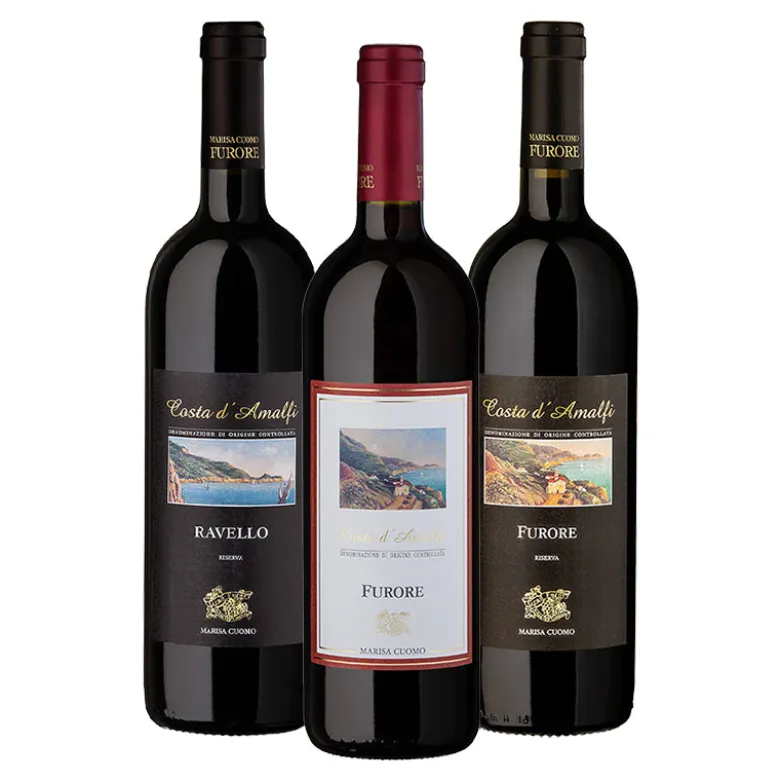 I Grandi Rossi Costa D'Amalfi DOC 2019 - 2022 Cantine Marisa Cuomo - Set 3 Bottiglie