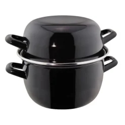 Ilsa Cocotte Per Molluschi In Porcellana Con Coperchio In Ferro