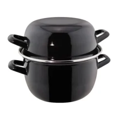 Ilsa Cocotte Per Molluschi In Porcellana Con Coperchio In Ferro