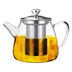 Ilsa Teiera In Vetro Borosilicato Con Filtro In Acciaio Inox